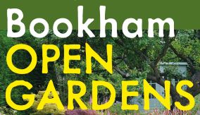 Logo crop resize Bookham Open Gardens 2024 A4 poster v1 290324